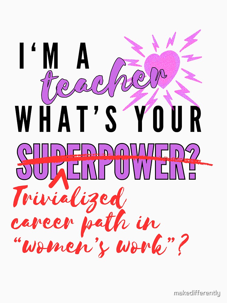Teacher Superpower Tee by makedifferently Hoodie, Sweatshirt | BlankRebels.com (Image 3)