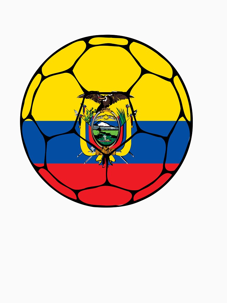 Ecuador Soccer Ball by ehgraphics15