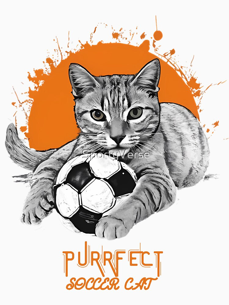 Purrfect Soccer Cat by SportyVerse