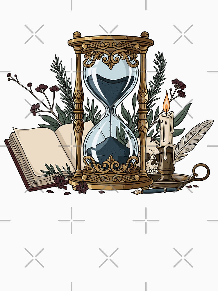 Vintage hourglass dark academia aesthetic by FatBirdie T-Shirts, Hoodie, Sweatshirt | BlankRebels.com (Image 3)