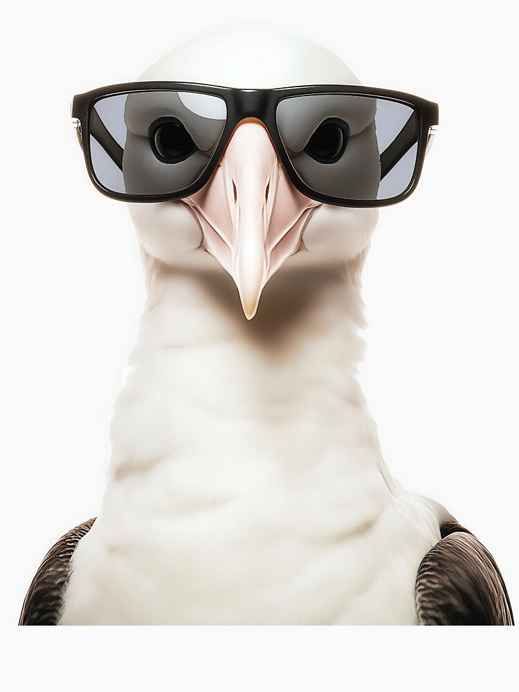 Funny cool Albatross wearing sunglasses by LazyOwlStore