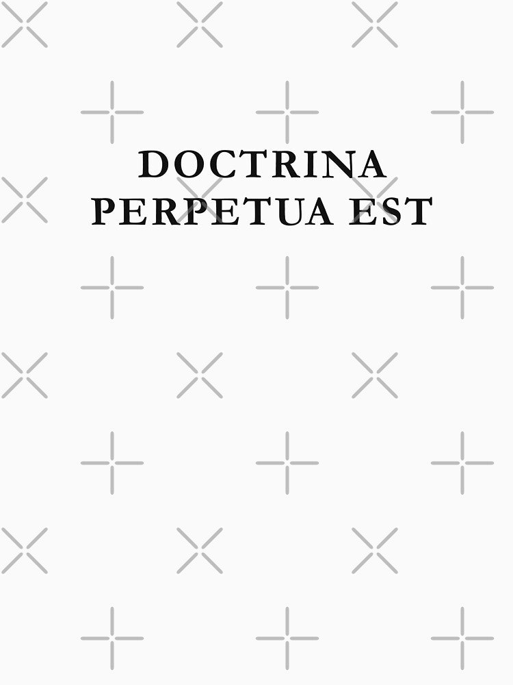 Doctrina Perpetua Est Latin Dark Academia Scholarly Design by semenol T-Shirts, Hoodie, Sweatshirt (Image 3)