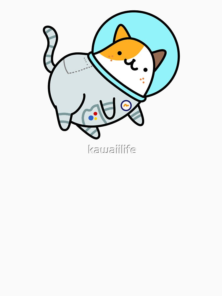 Kawaii Cat Astronaut by kawaiilife T-Shirts, Hoodie, Sweatshirt | BlankRebels.com (Image 3)