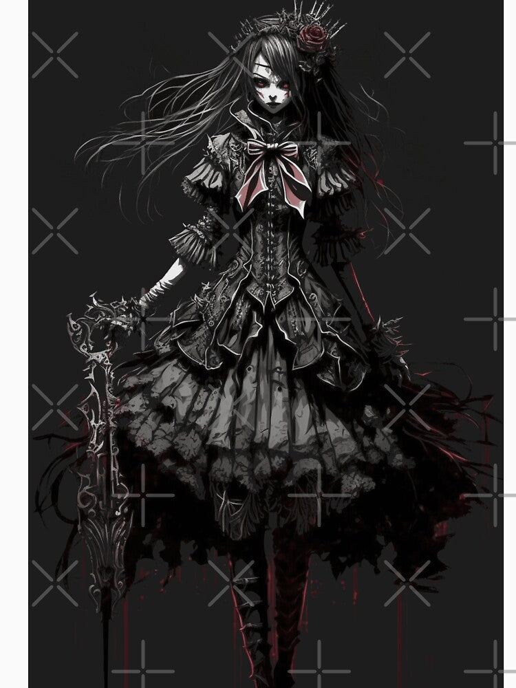 Anime Goth Girl by Nightarcade