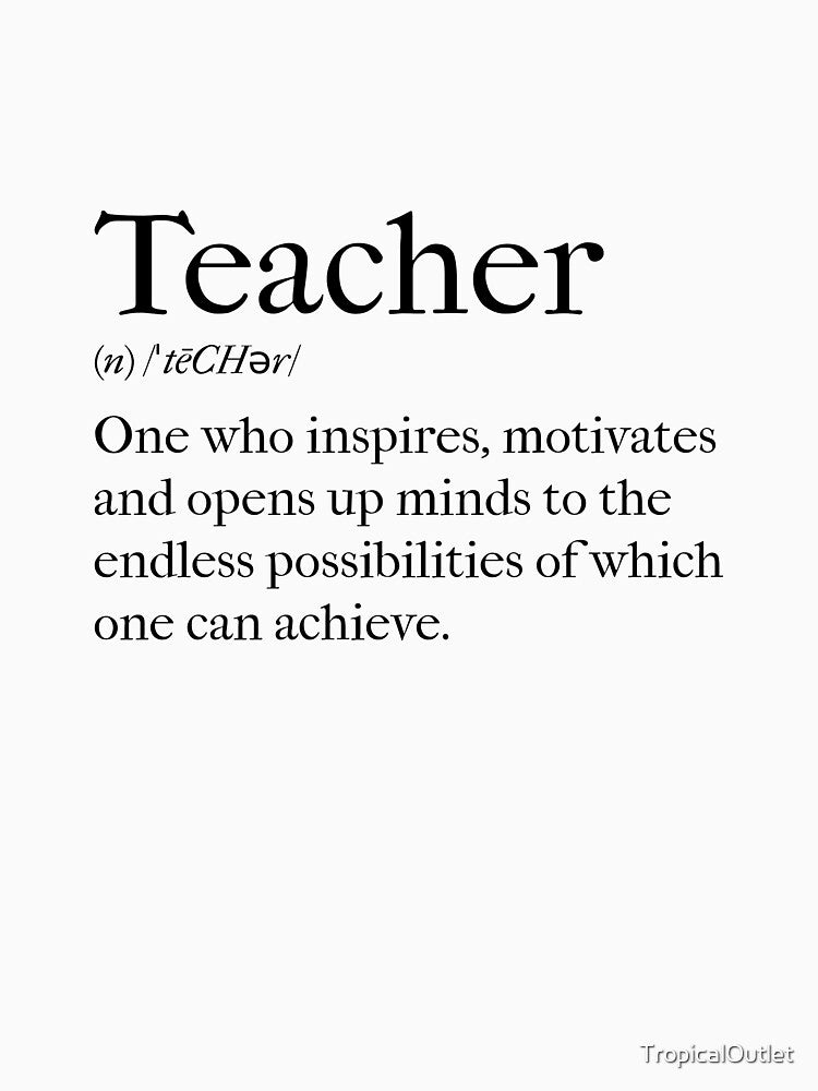 Teacher Definition by TropicalOutlet T-Shirts, Hoodie, Sweatshirt | BlankRebels.com (Image 3)