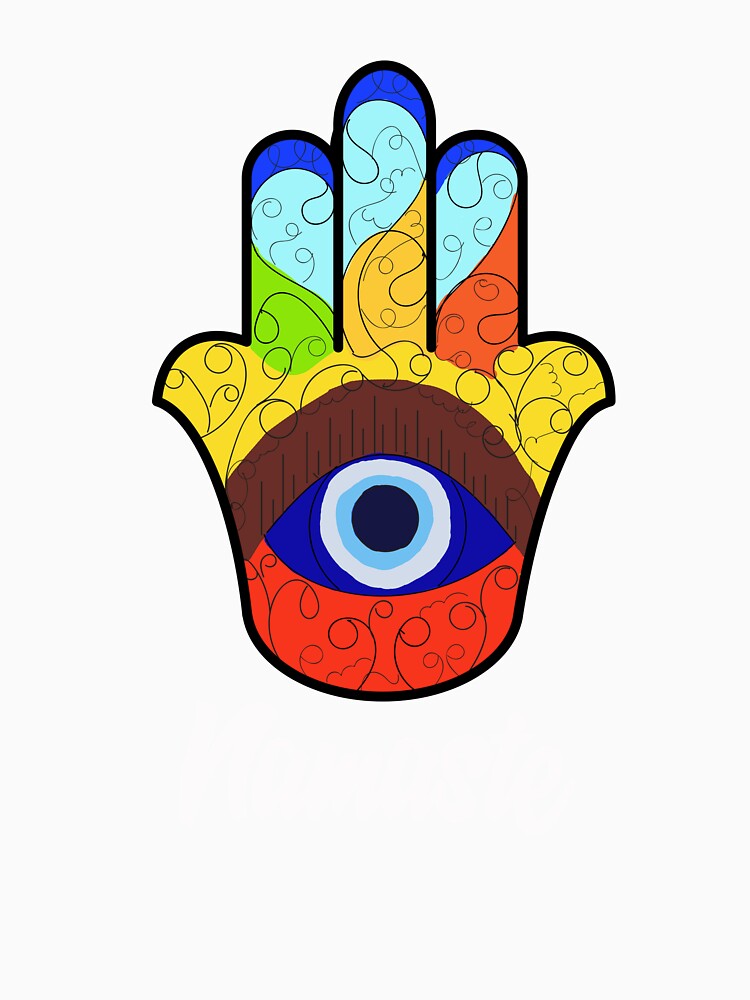 Hand of Hamsa Fatima Evil Eye by Rustic Valley Studio T-Shirts, Hoodie, Sweatshirt | BlankRebels.com (Image 3)