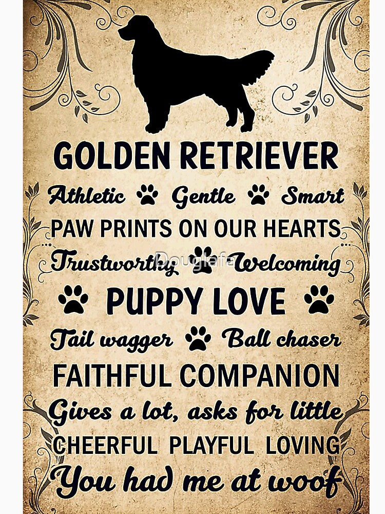 Golden Retriever dog meaning quotes you had me at woof by Douglafa T-Shirts, Hoodie, Sweatshirt | BlankRebels.com (Image 3)