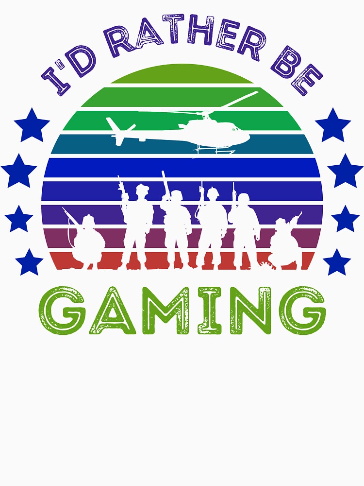 I'd Rather Be Gaming Retro Style by 9N20 T-Shirts, Hoodie, Sweatshirt | BlankRebels.com (Image 3)