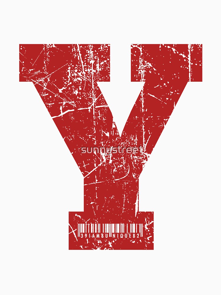 Red Grunge Monogram Letter "Y" I Am Unique by SunnyStreet T-Shirts, Hoodie, Sweatshirt | BlankRebels.com (Image 3)