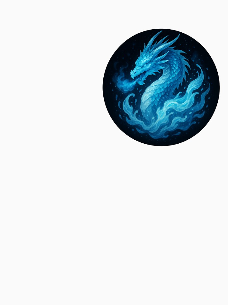 Tidebreaker Dragon – Ice & Water Spirit by SarahsSZN T-Shirts, Hoodie, Sweatshirt | BlankRebels.com (Image 3)