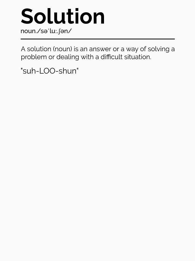 Solution by ConsiTee T-Shirts, Hoodie, Sweatshirt | BlankRebels.com (Image 3)