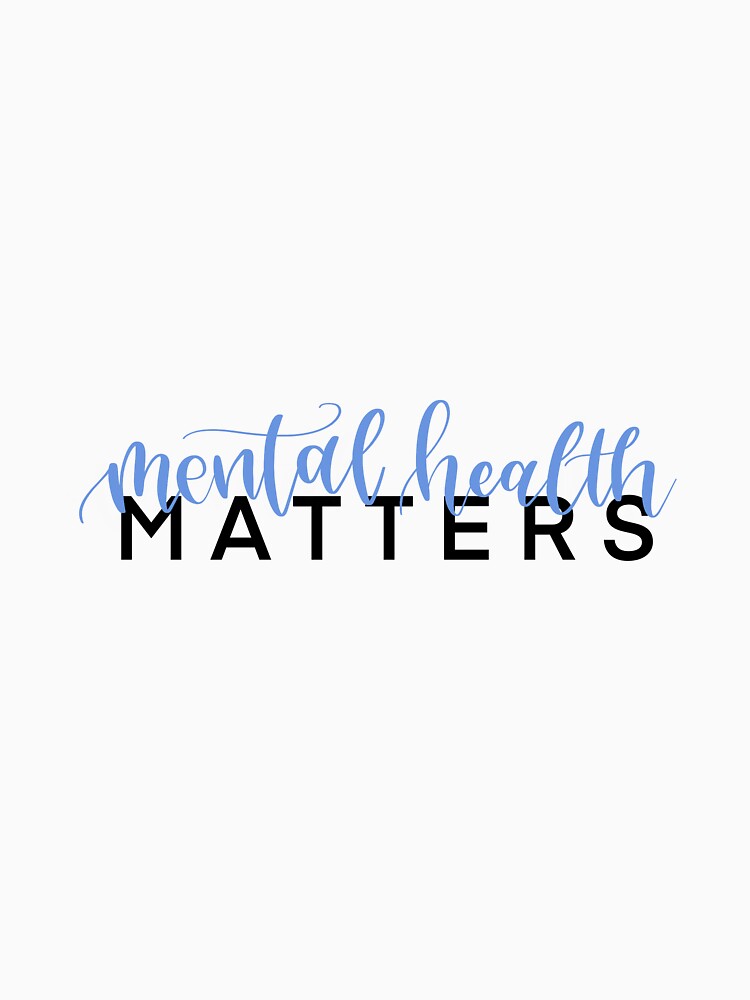 Mental Health Matters (Blue) by sgunturu2 T-Shirts, Hoodie, Sweatshirt | BlankRebels.com (Image 3)