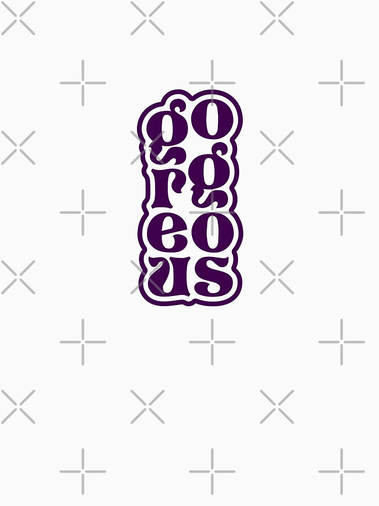Elegant Typography - 'Gorgeous' Minimalist Design by trepiu T-Shirts, Hoodie, Sweatshirt | BlankRebels.com (Image 3)