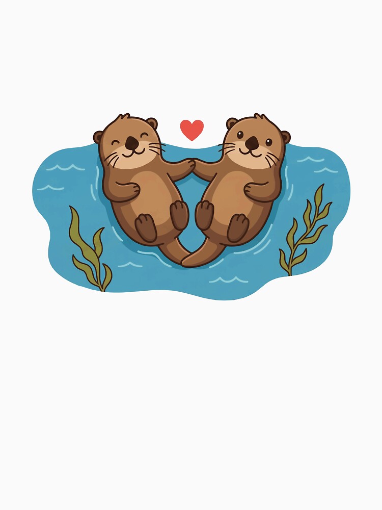 My Significant Otter - Cute Valentine Couple by Petzzz T-Shirts, Hoodie, Sweatshirt | BlankRebels.com (Image 3)