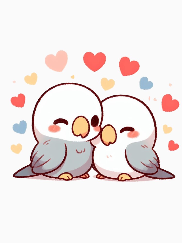 Parrot Couple Valentine's Day by LemuellTrends T-Shirts, Hoodie, Sweatshirt | BlankRebels.com (Image 3)