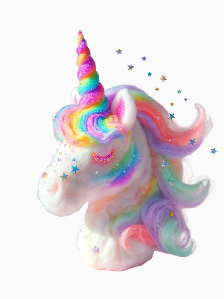 Rainbow Unicorn Fluff Glow by CoquetteLunaCo T-Shirts, Hoodie, Sweatshirt | BlankRebels.com (Image 3)