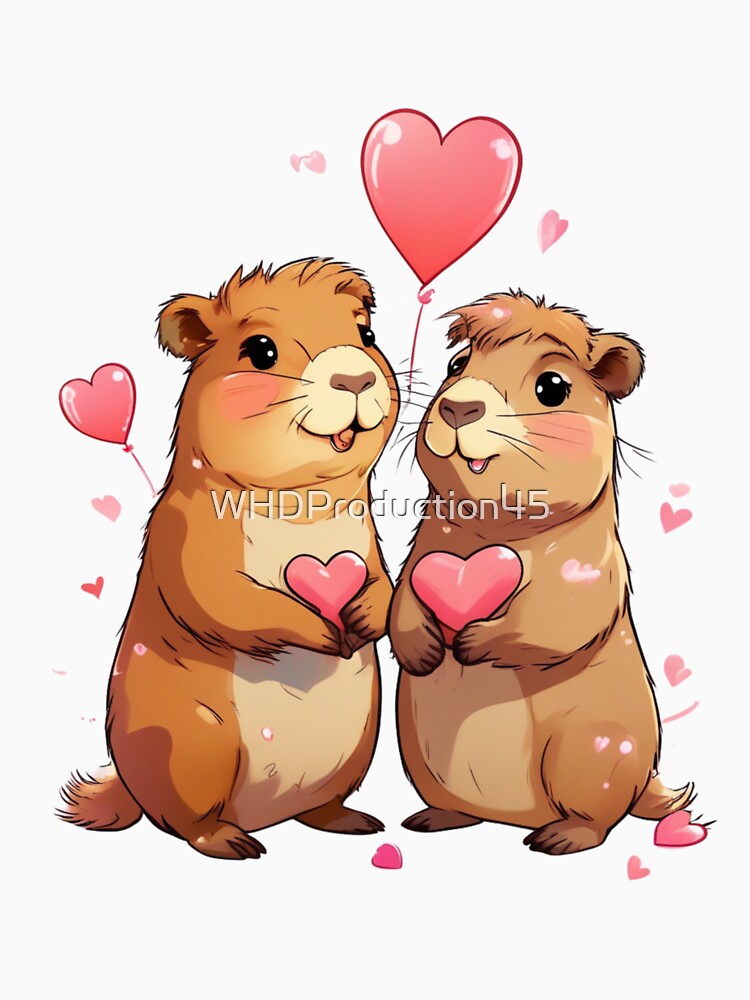 Capybara Capybara Couple Cute Capybara Capybara Love Capybara Hearts Animal Lover Romantic Couple T-Shirts, Hoodie, Sweatshirt