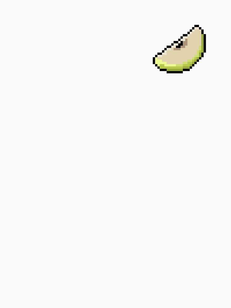 Pixel Pear Slice - pixel food art by LittleFoodShop T-Shirts, Hoodie, Sweatshirt | BlankRebels.com (Image 3)