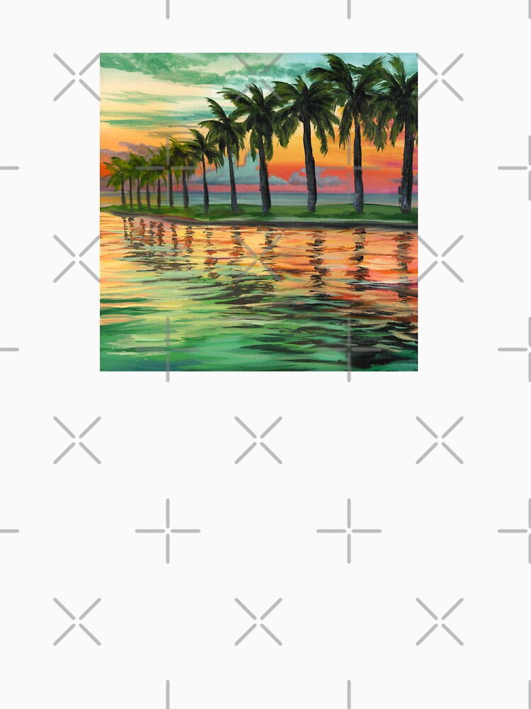 Tropical Sunset by Steph Moraca T-Shirts, Hoodie, Sweatshirt | BlankRebels.com (Image 3)