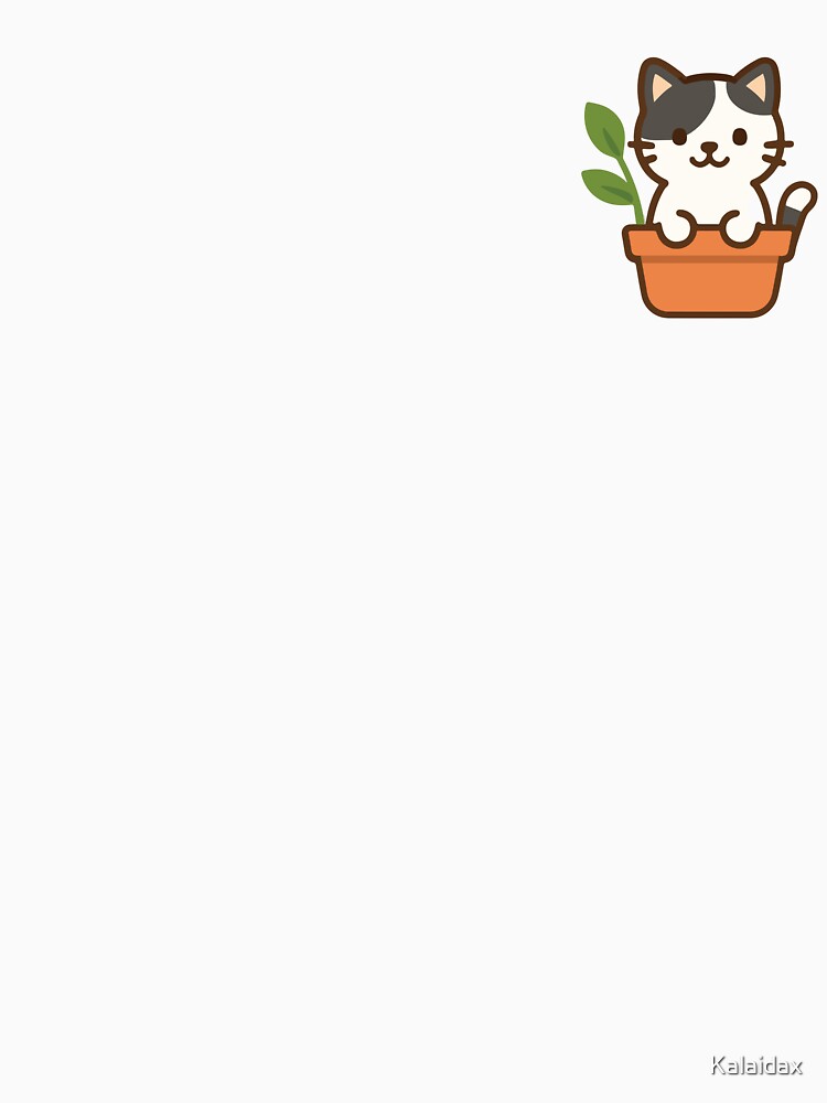 Cute Plant Cat Hybrid for Cozycore Aesthetic by Kalaidax T-Shirts, Hoodie, Sweatshirt | BlankRebels.com (Image 3)