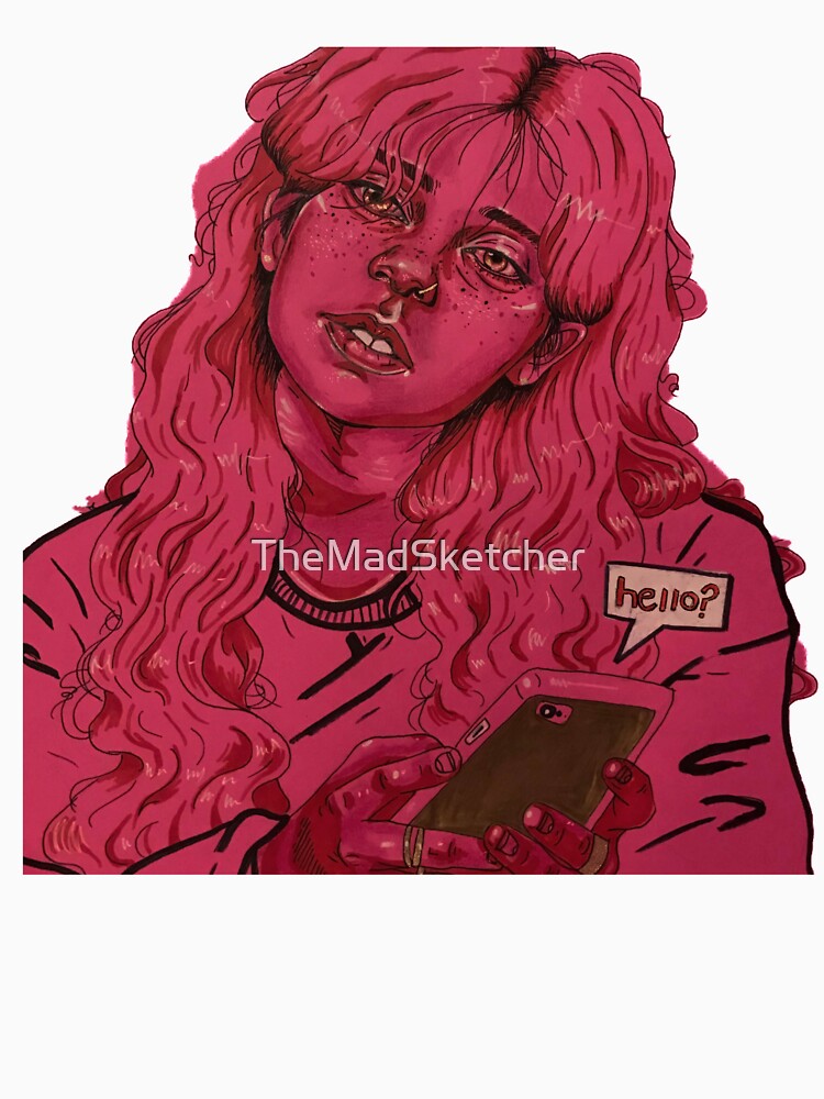 hello? by TheMadSketcher T-Shirts, Hoodie, Sweatshirt | BlankRebels.com (Image 3)
