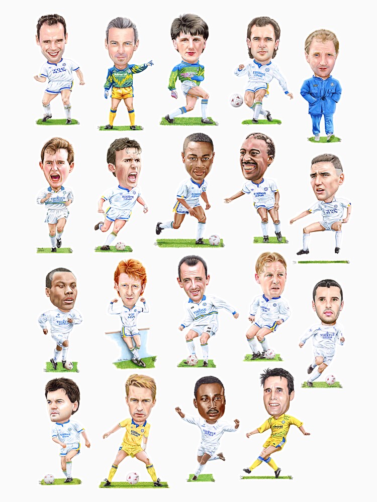 LUFC Howard Wilkinson Era by Paul Aitch Art T-Shirts, Hoodie, Sweatshirt | BlankRebels.com (Image 3)