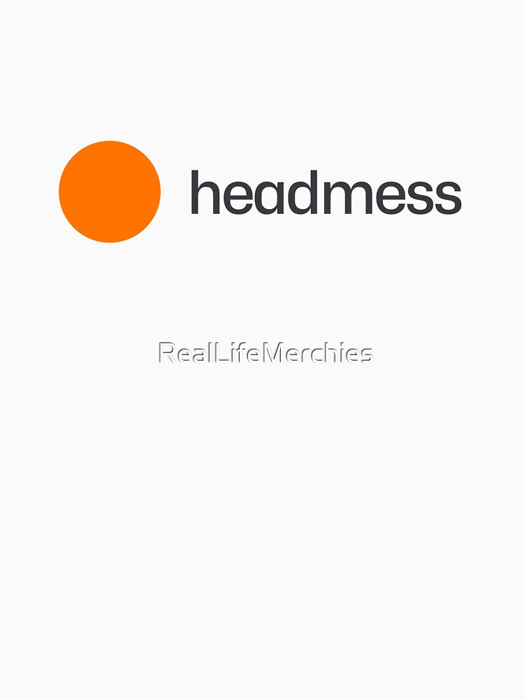 Headmess Minimal Neurodivergent Humor Graphic by RealLifeMerchies T-Shirts, Hoodie, Sweatshirt | BlankRebels.com (Image 3)