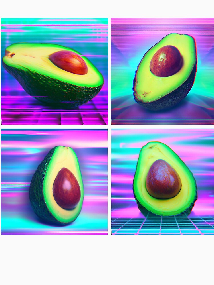 vaporwave avocados by The Cool   Store T-Shirts, Hoodie, Sweatshirt | BlankRebels.com (Image 3)