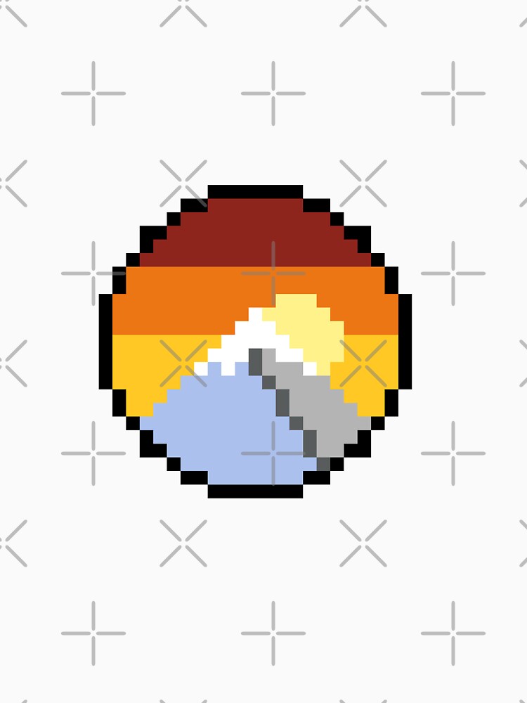 Pixel mountain sunset scenery by Esmeraldas2