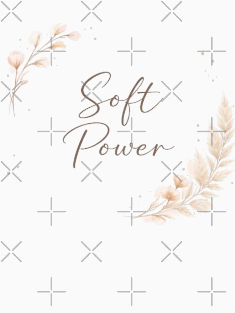 Soft Power Minimal Aesthetic Typography Design by Sanika arts T-Shirts, Hoodie, Sweatshirt | BlankRebels.com (Image 3)
