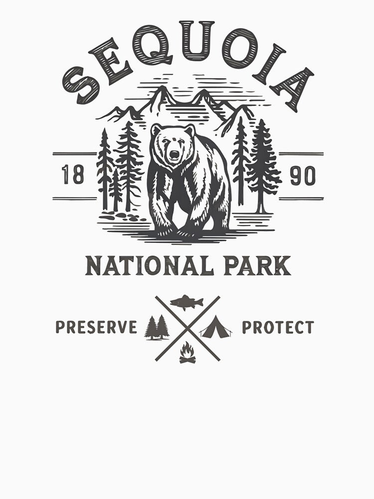 Retro Sequoia National Park Novelty Vacation by Ilyablo