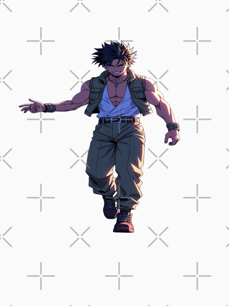 Anime Festival Warrior – Streetwear Muscle Art | Coachella Aesthetic Anime T-Shirt & Sticker by Sushikidsntod... (Image 3)