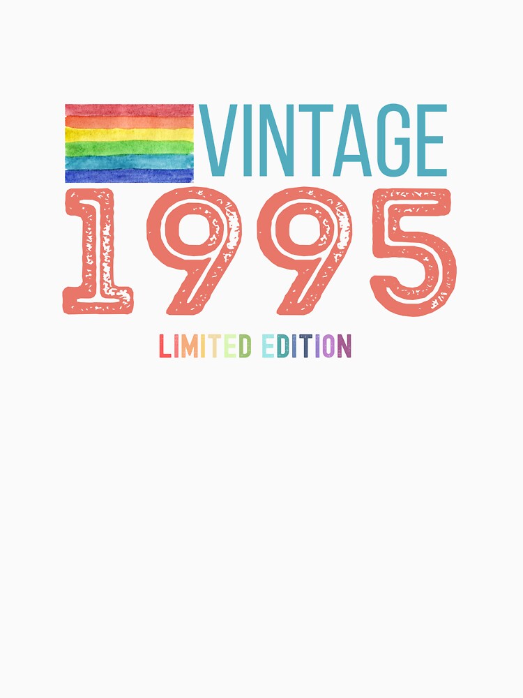 Vintage 1995 Limited Edition Birthday T-Shirt, 30th birthday by CanadianTravel Hoodie, Sweatshirt | BlankRebels.com (Image 3)