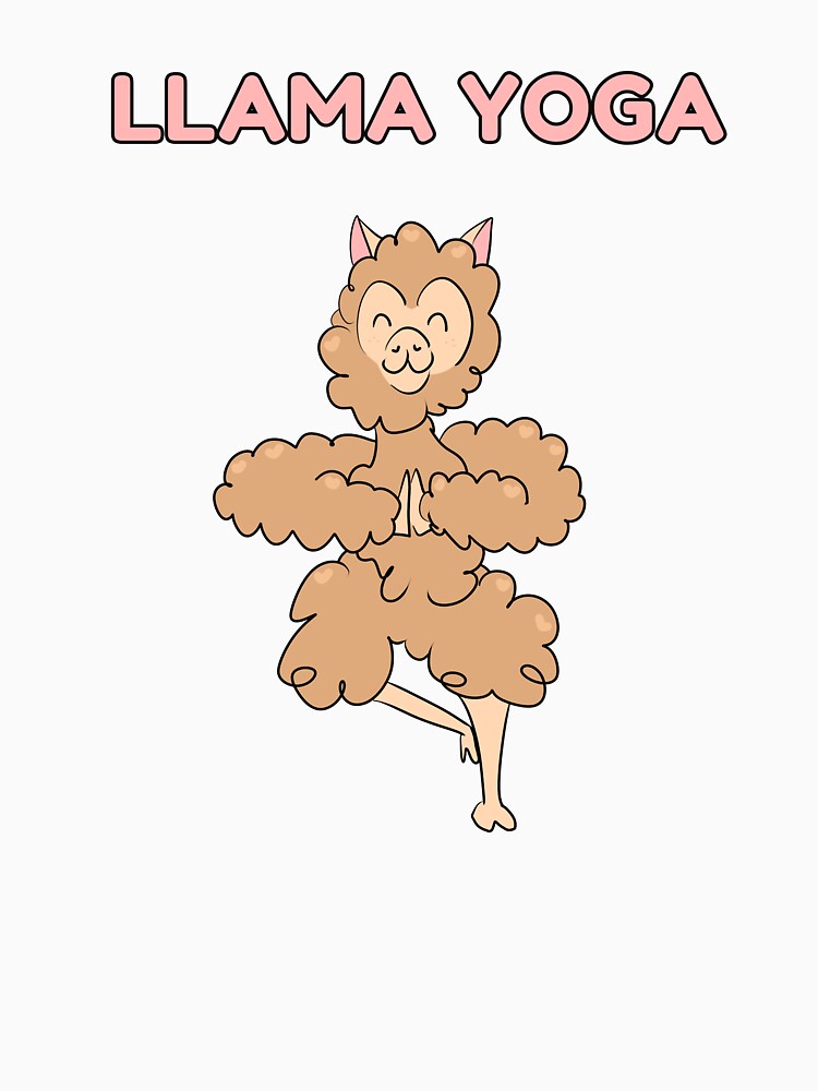 Llama Yoga by HugSomeNettles T-Shirts, Hoodie, Sweatshirt | BlankRebels.com (Image 3)