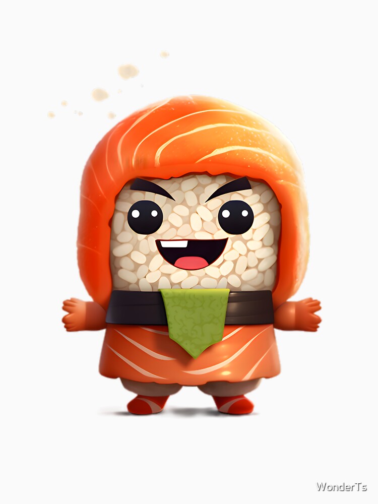Sushi Character by WonderTs T-Shirts, Hoodie, Sweatshirt | BlankRebels.com (Image 3)