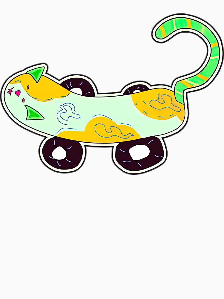 Skateboard Cat by BeatriceJFling T-Shirts, Hoodie, Sweatshirt | BlankRebels.com (Image 3)