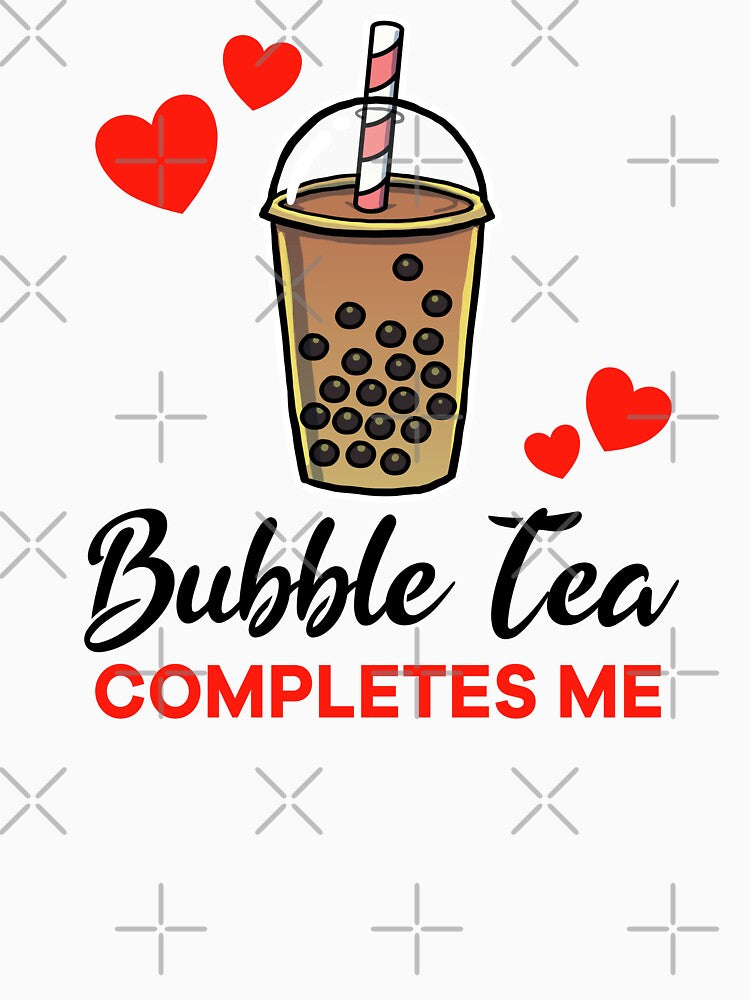 Bubble Tea completes me by jonmlam T-Shirts, Hoodie, Sweatshirt | BlankRebels.com (Image 3)