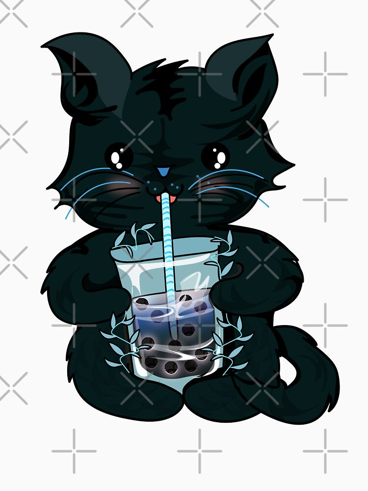 cat boba tea by Bossin T-Shirts, Hoodie, Sweatshirt | BlankRebels.com (Image 3)
