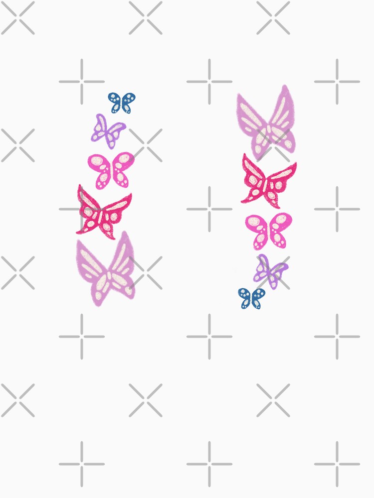 Aesthetic Butterfly Trail Y2k by CharmCitySweet T-Shirts, Hoodie, Sweatshirt | BlankRebels.com (Image 3)