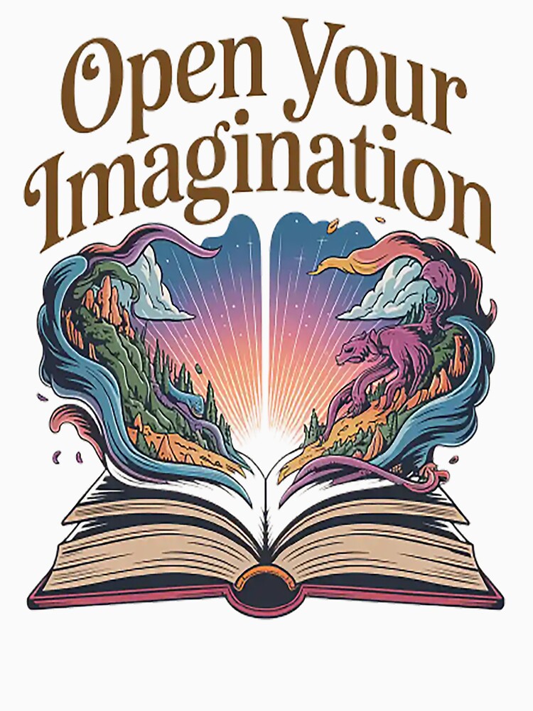 Open Your Imagination Dive Into New Worlds Book Lover by TheRetroStyle T-Shirts, Hoodie, Sweatshirt (Image 3)