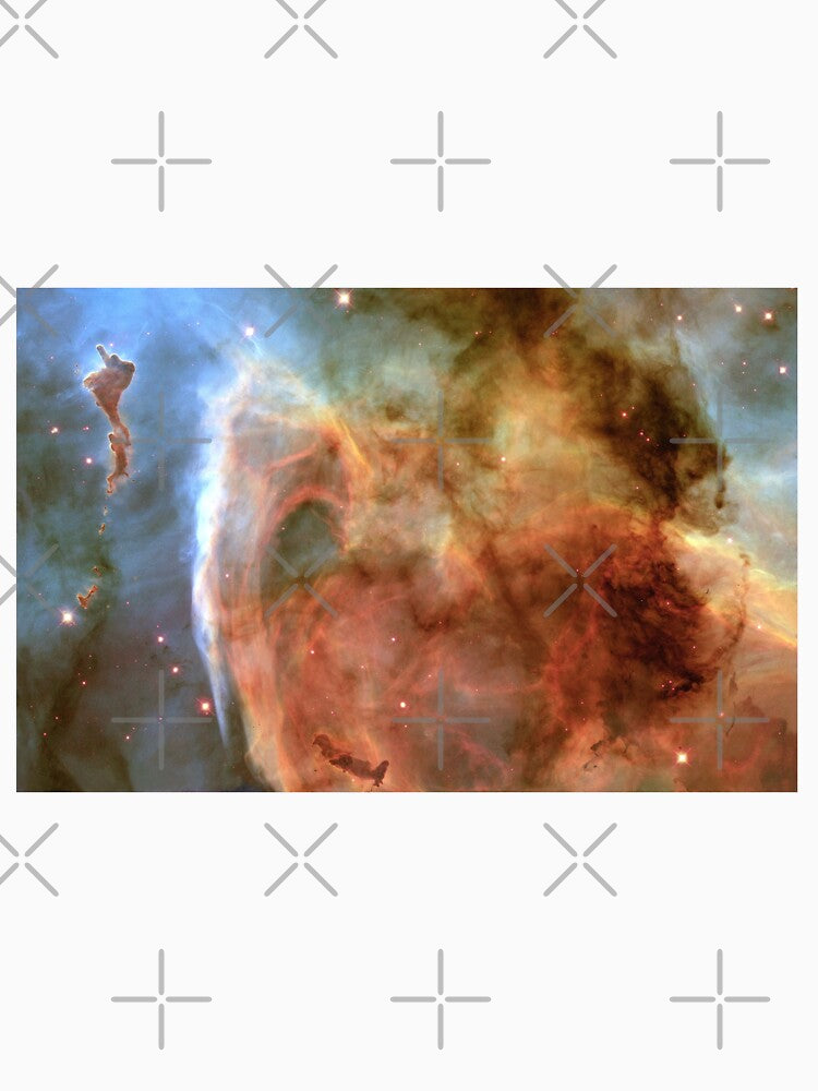 Vivid orange gas in galaxy by DelightfulArts T-Shirts, Hoodie, Sweatshirt | BlankRebels.com (Image 3)