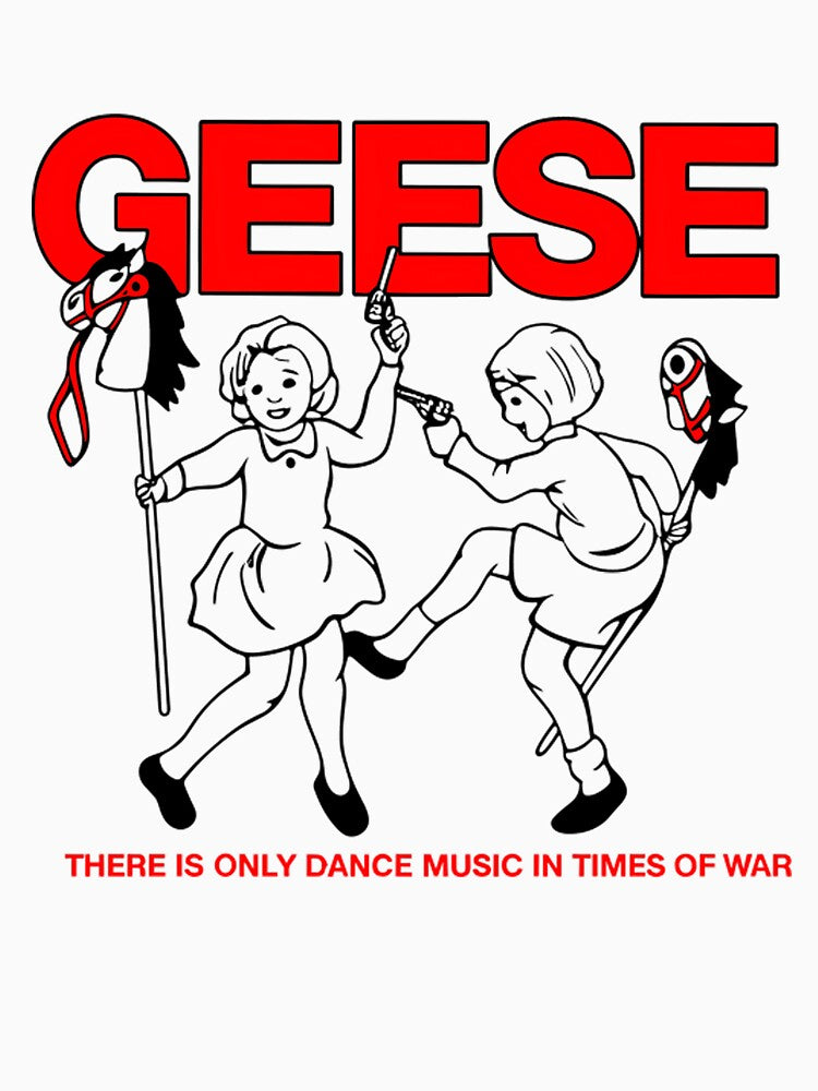 Geese There Is Only Dance Music In Times Of War Funny by DragonessblueS T-Shirts, Hoodie, Sweatshirt (Image 3)