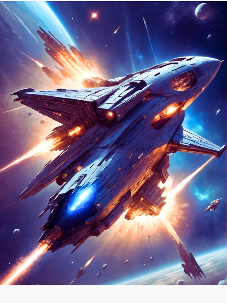 War Ships: The Future of Space Battle Ships by HeHe-Creators T-Shirts, Hoodie, Sweatshirt | BlankRebels.com (Image 3)