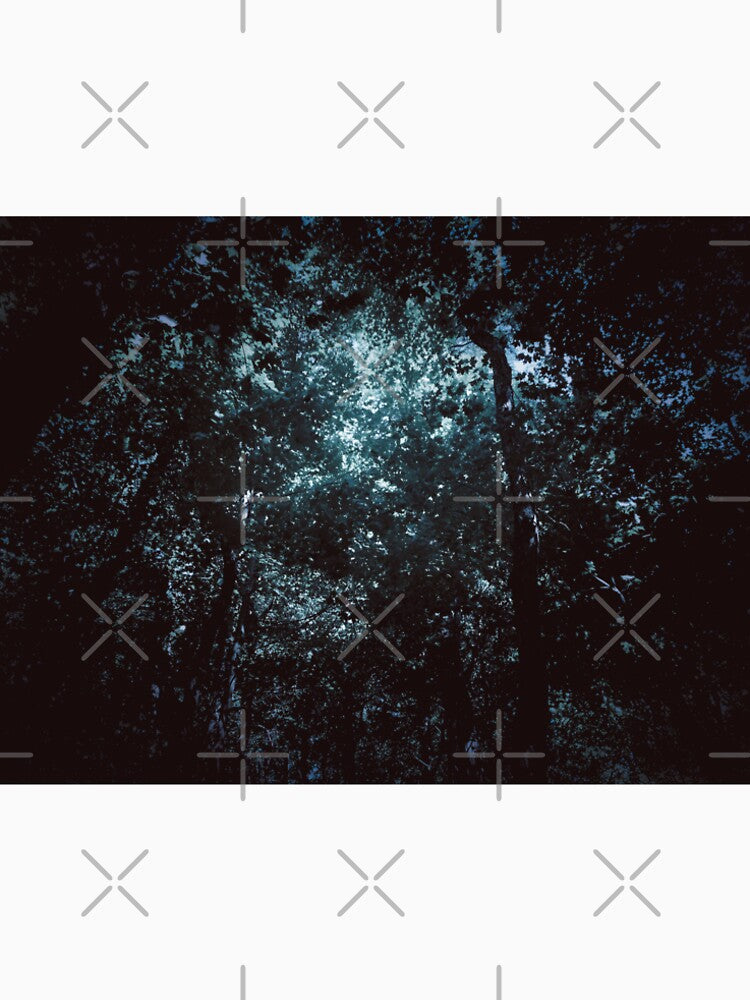 grunge forest blue dazecore aesthetic vintage wide angle darkmode vampire by sielexis T-Shirts, Hoodie, Sweatshirt (Image 2)