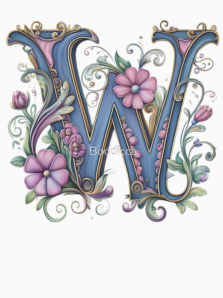 Belle Epoque Monogram W by Boddicca T-Shirts, Hoodie, Sweatshirt | BlankRebels.com (Image 3)