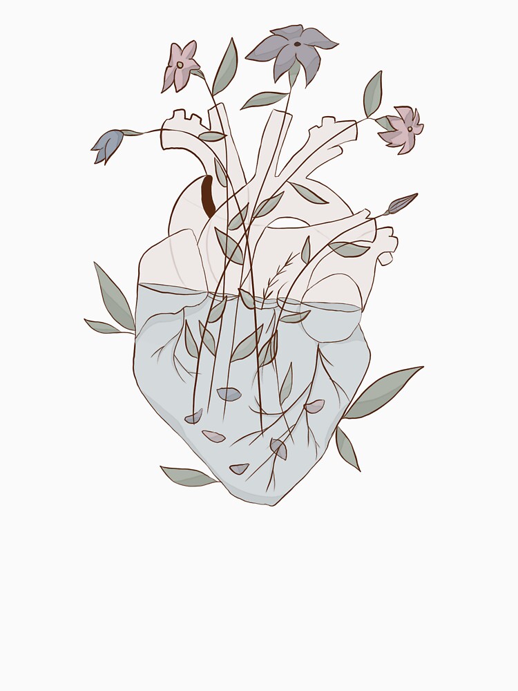 Flower Heart by jookietea T-Shirts, Hoodie, Sweatshirt | BlankRebels.com (Image 3)