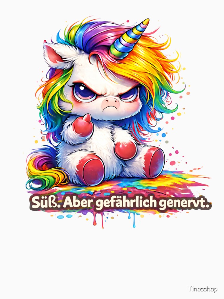 Cute. But dangerously annoyed. by Tinosshop T-Shirts, Hoodie, Sweatshirt | BlankRebels.com (Image 3)