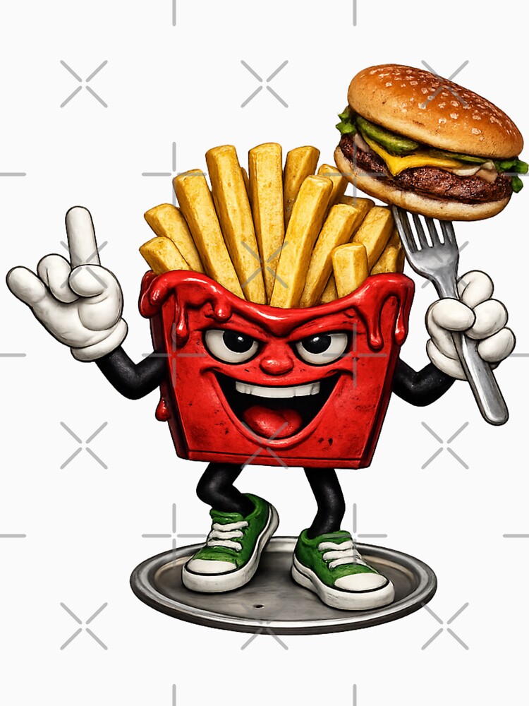 Frie Man by LanziShop T-Shirts, Hoodie, Sweatshirt | BlankRebels.com (Image 3)