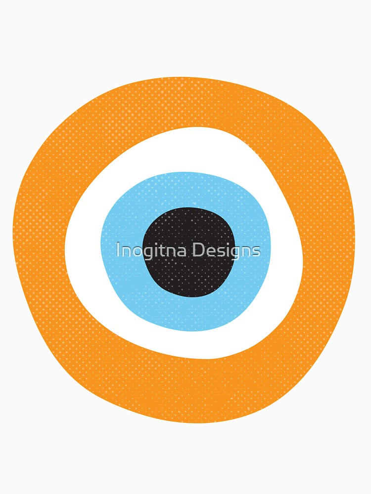 Orange Evil Eye Symbol by Inogitna Designs T-Shirts, Hoodie, Sweatshirt | BlankRebels.com (Image 3)