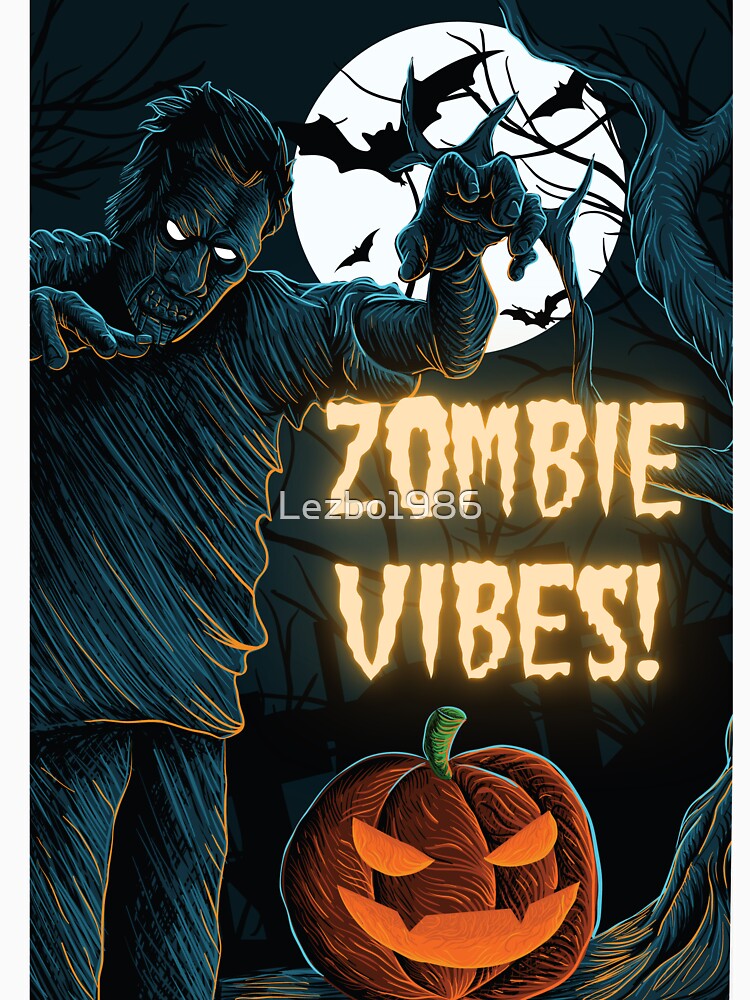 Zombie Vibes by Lezbo1986 T-Shirts, Hoodie, Sweatshirt | BlankRebels.com (Image 3)